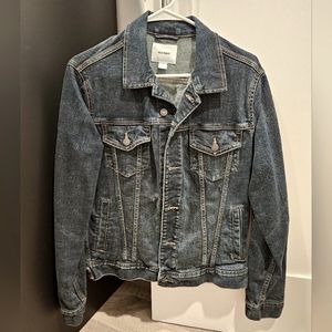 Old Navy Dark Blue Denim Jacket, men's size S